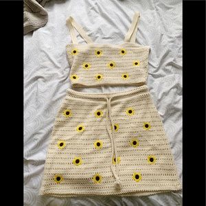 Zara Two Piece Sunflower Set
